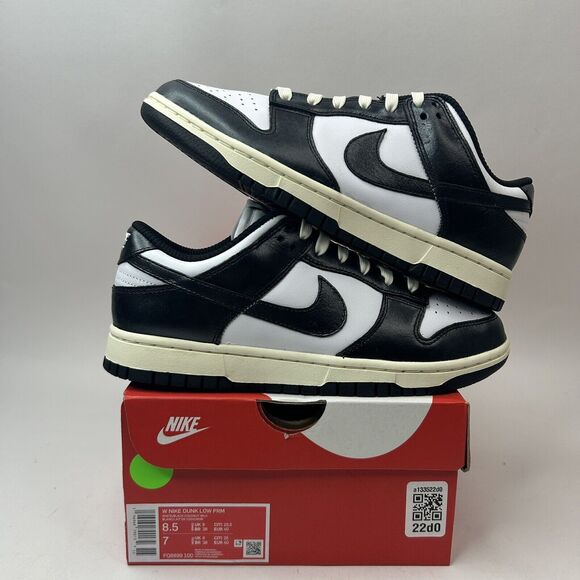 Nike Shoes - Nike Dunk Low PRM WMNS “Vintage Panda/Black White” 2023